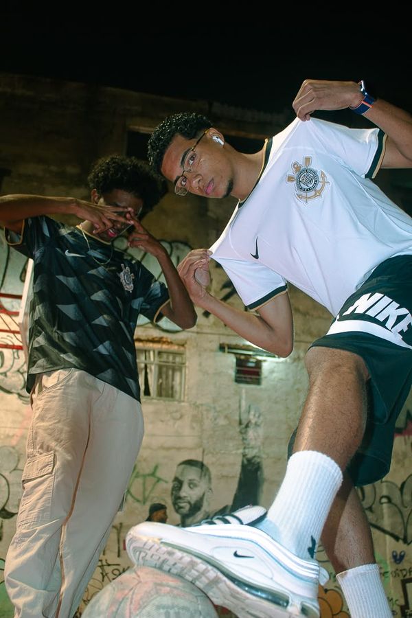 Torcedor com camisa do Corinthians