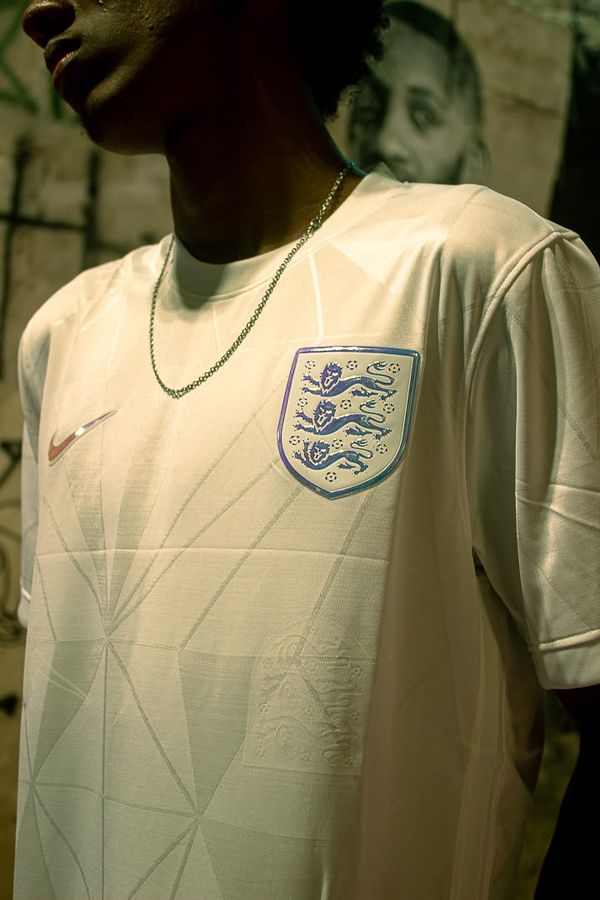 Detalhe do escudo de uma camisa